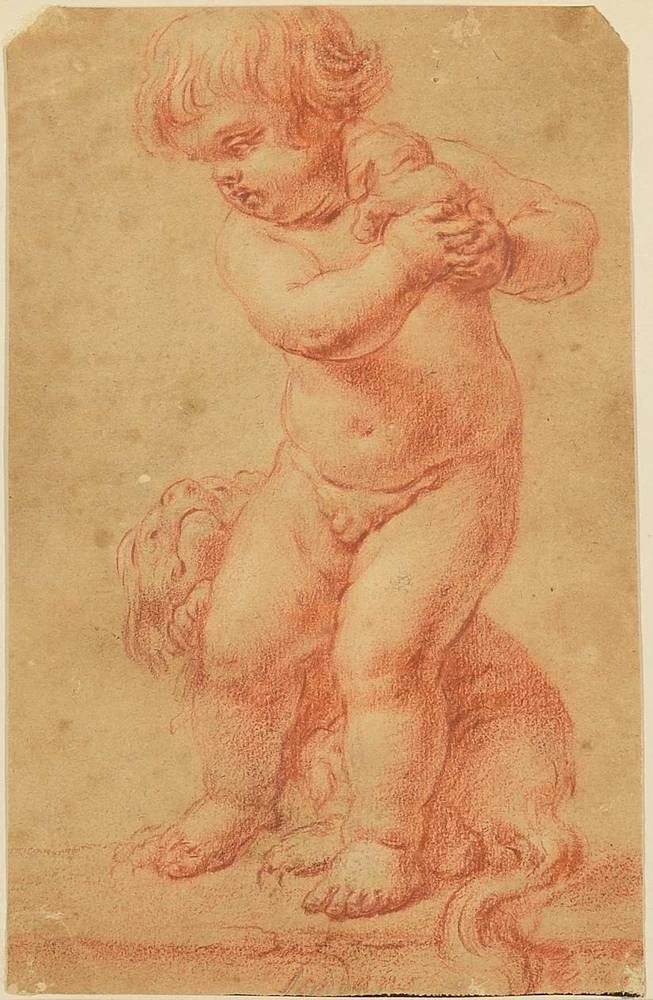 Disegno - Putto, Kupferstich, Kabinett, Dresden